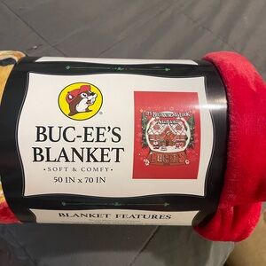 Buc-ee’s Christmas throw blanket Brand New!